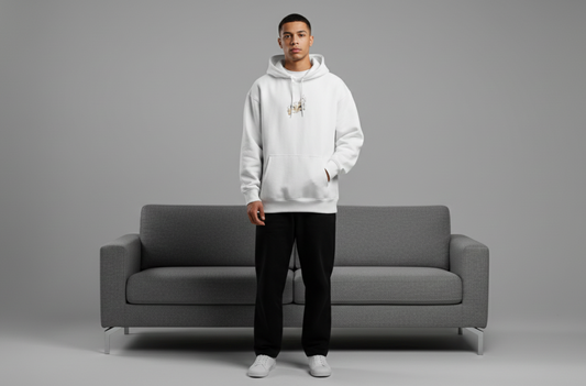 Minimal Sketch Oversized Hoodie