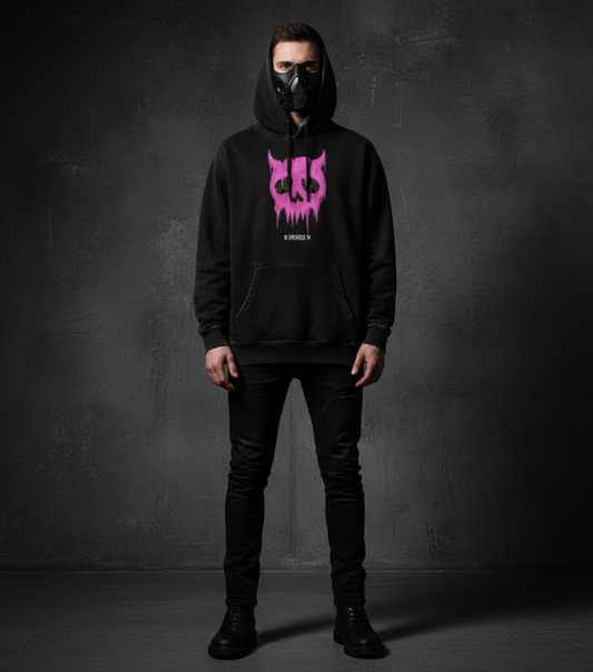 Drip Skull Unisex Acid Washed Hoodie