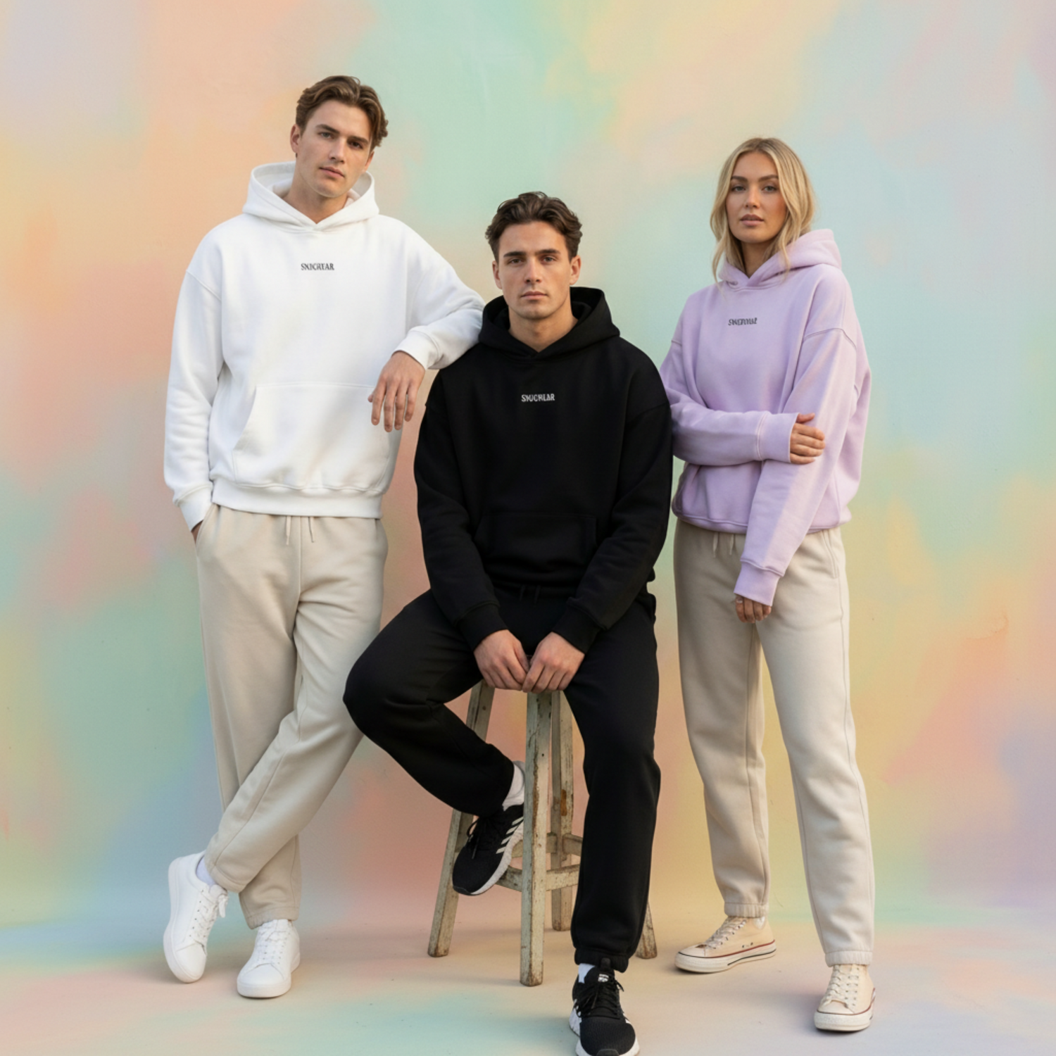 PLAIN OVERSIZE HOODIES