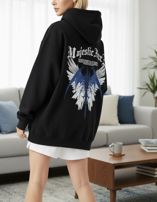 Majestic Aura Oversized Hoodie