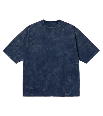 Midnight Blue Washed Oversized Tee