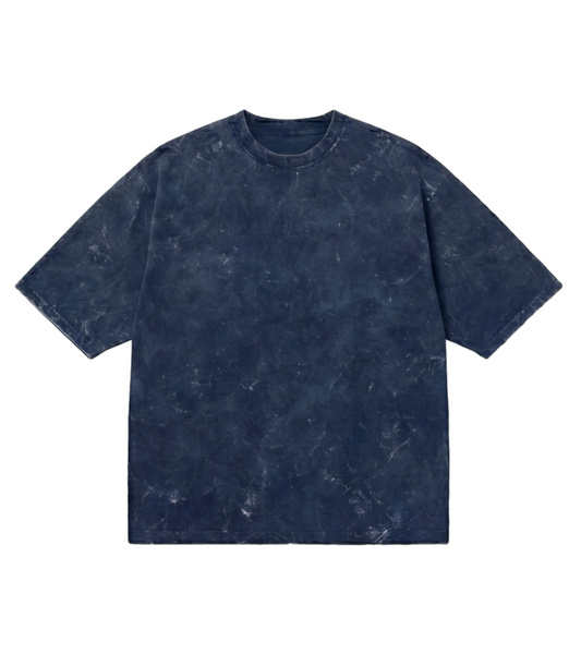 Midnight Blue Washed Oversized Tee