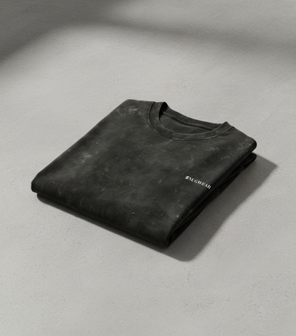 Eclipse Unisex Acid Washed Oversized Tee