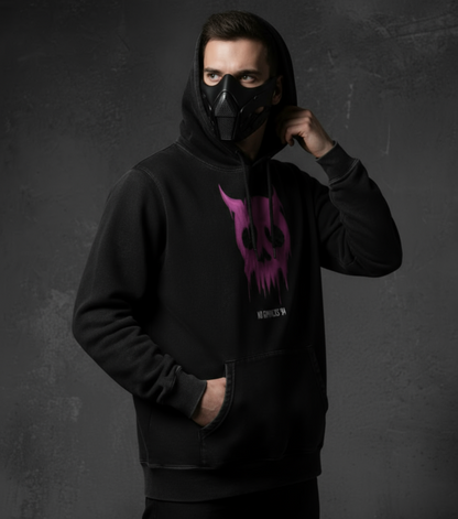 Drip Skull Unisex Acid Washed Hoodie