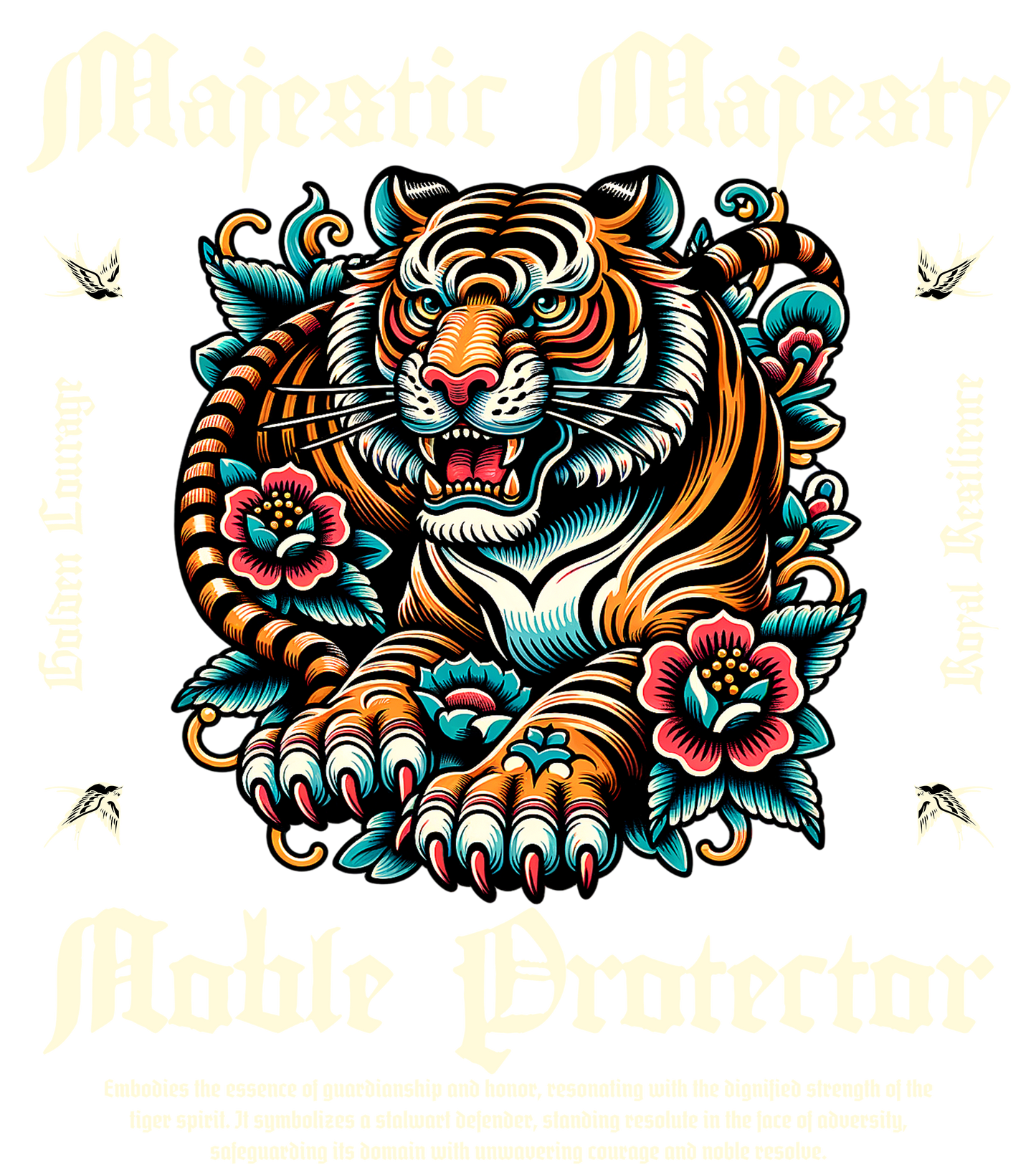 Majestic Protector Unisex Acid Washed Hoodie