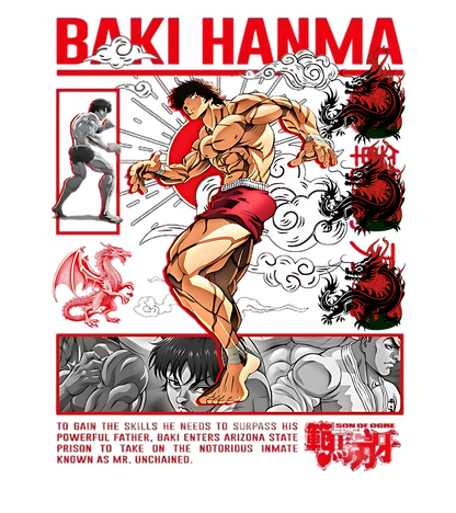 Baki Hanma Unisex Oversized Sweatshirt