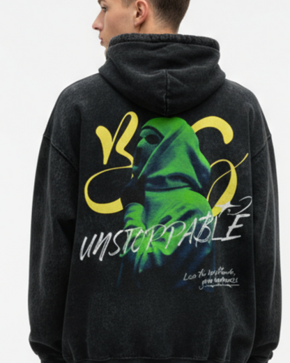 Unstoppable Unisex Acid Washed Hoodie