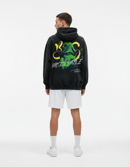 Unstoppable Unisex Acid Washed Hoodie