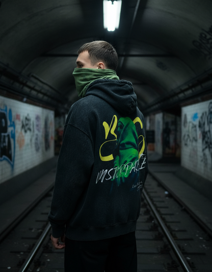 Unstoppable Unisex Acid Washed Hoodie