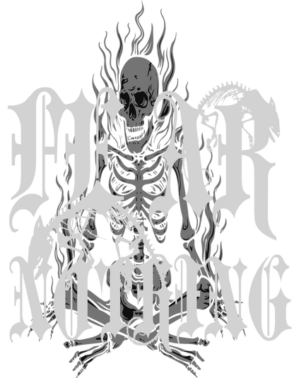 Fear Nothing Unisex Acid Washed Oversized Tee