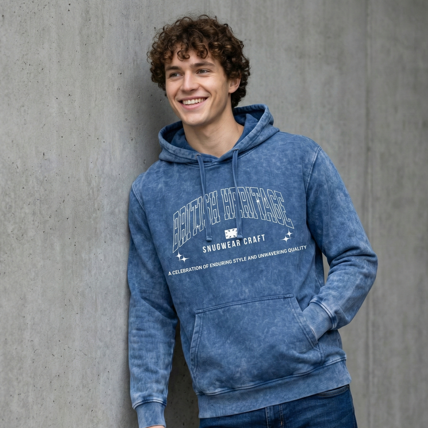 Scottish Heritage Unisex Acid Washed Hoodie