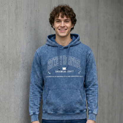 Scottish Heritage Unisex Acid Washed Hoodie