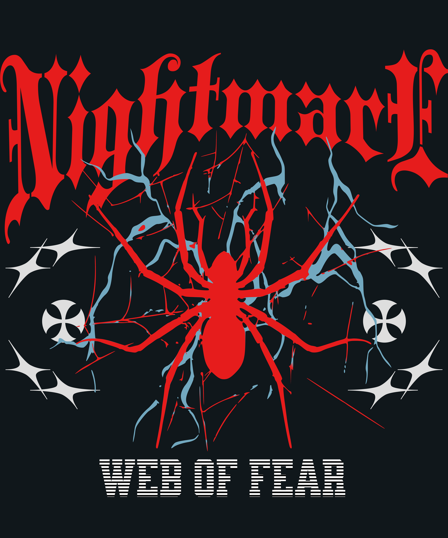 Nightmare Web Oversized Hoodie
