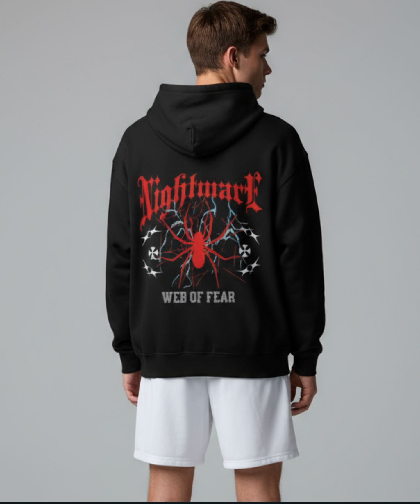 Nightmare Web Oversized Hoodie