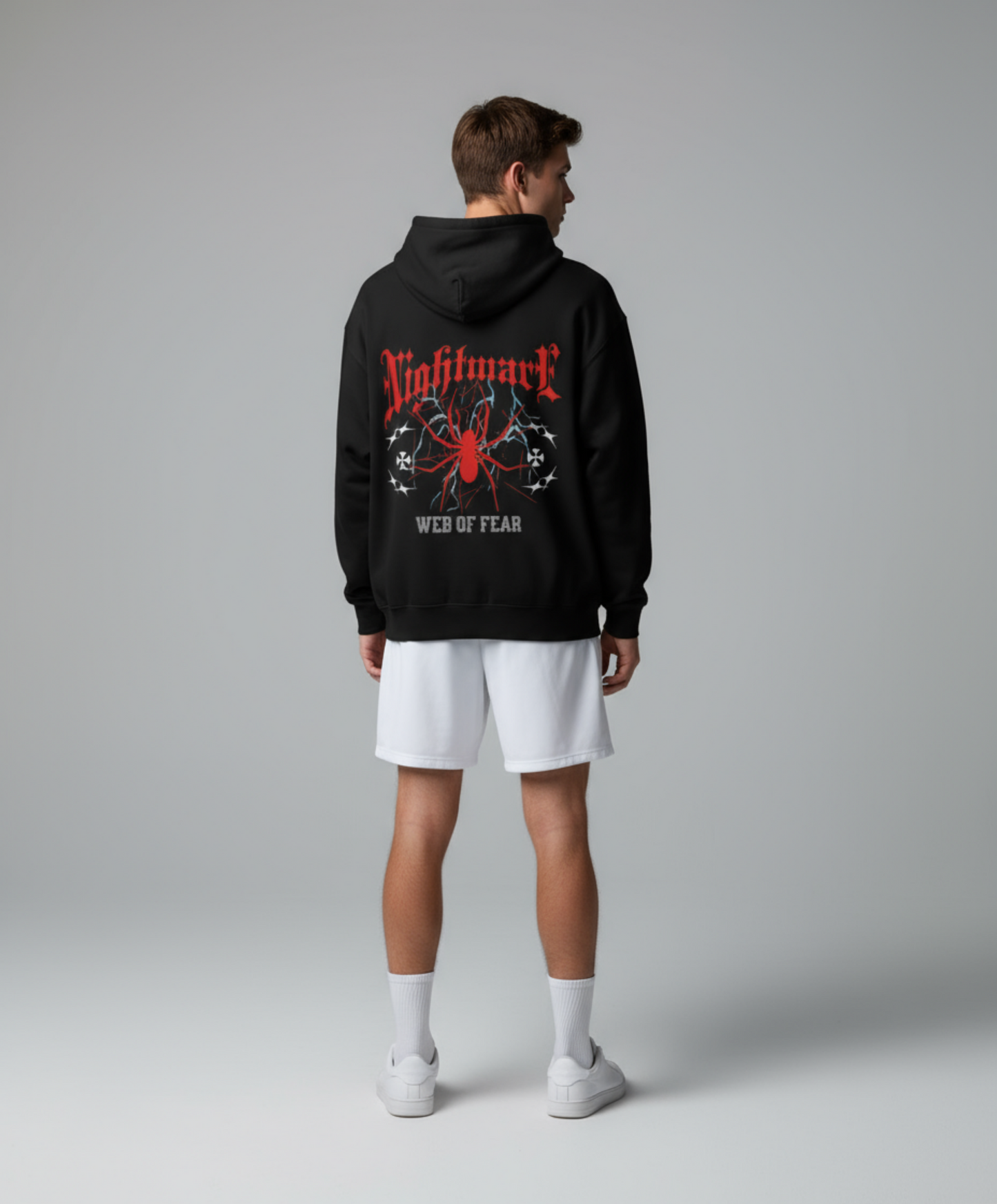 Nightmare Web Oversized Hoodie