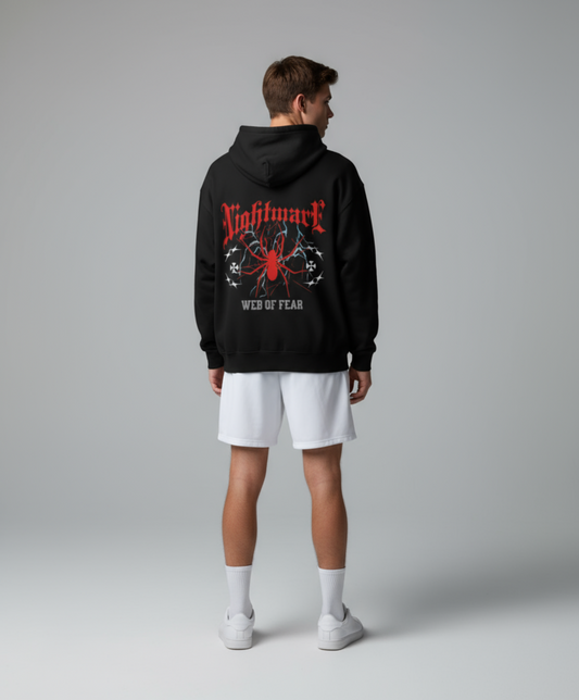 Nightmare Web Oversized Hoodie