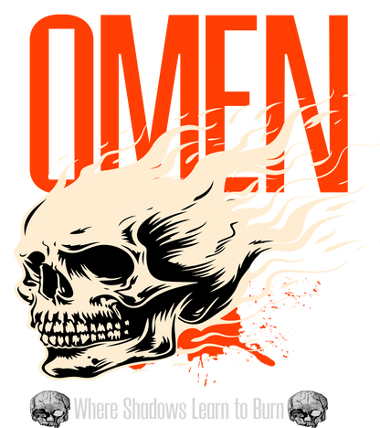 Omen Unisex Acid Washed Oversized Tee