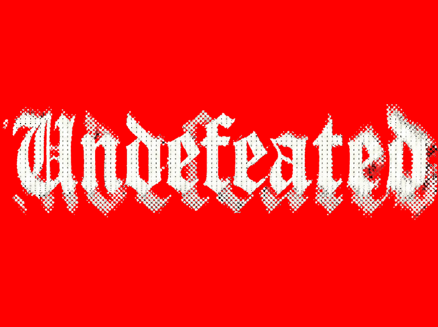 Undefeated Unisex Terry Oversized Tee