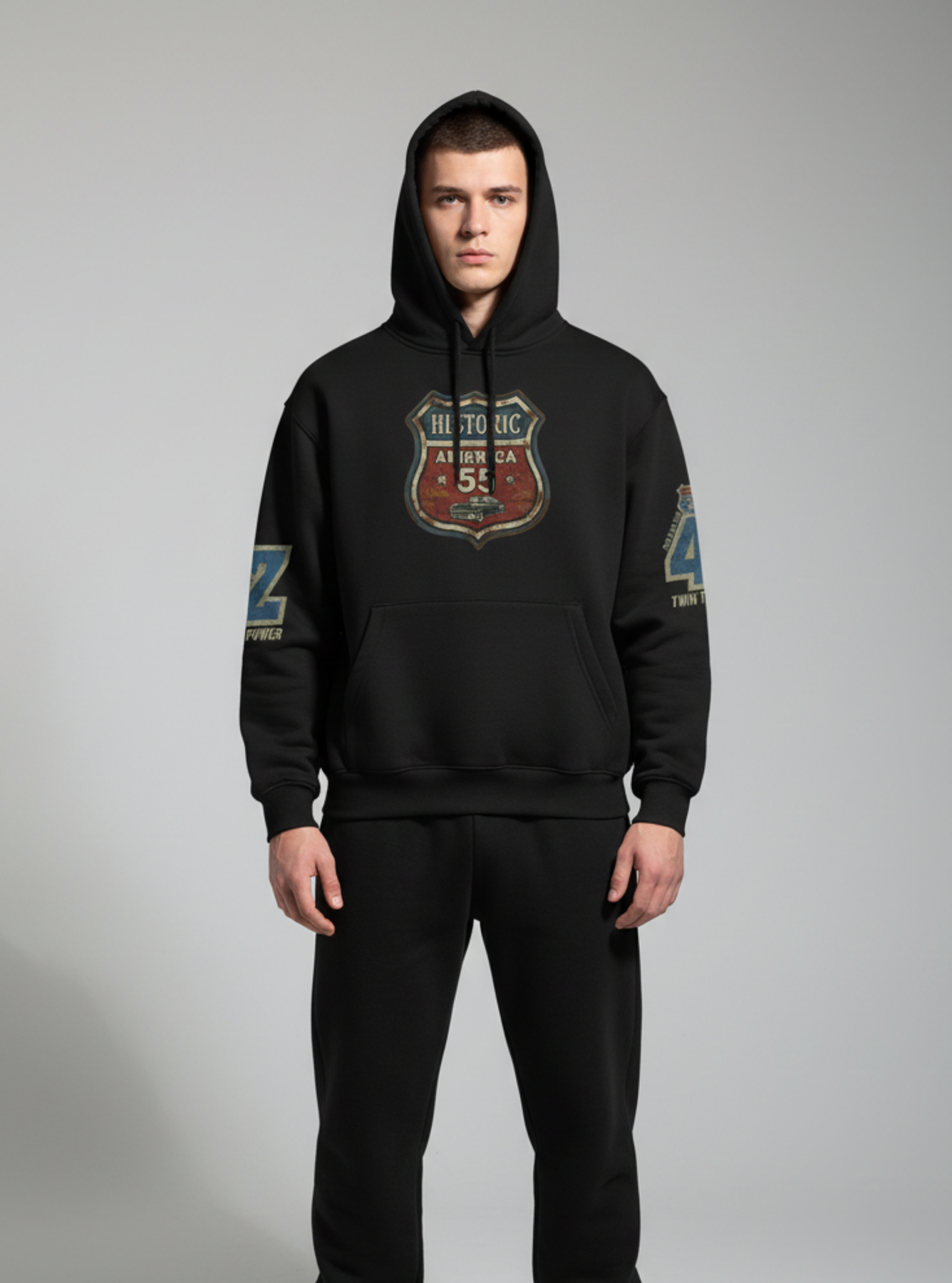 Historic 55 Unisex Oversized Hoodie