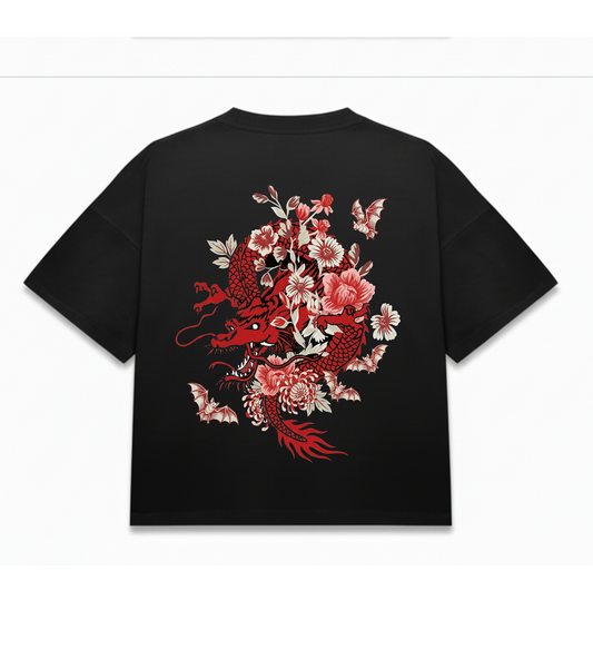 Serpent’s Echo Unisex Oversized Tee