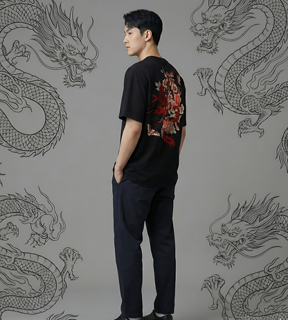 Serpent’s Echo Unisex Oversized Tee