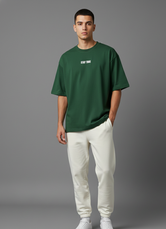 STAY TRUE Unisex Terry Oversized Tee