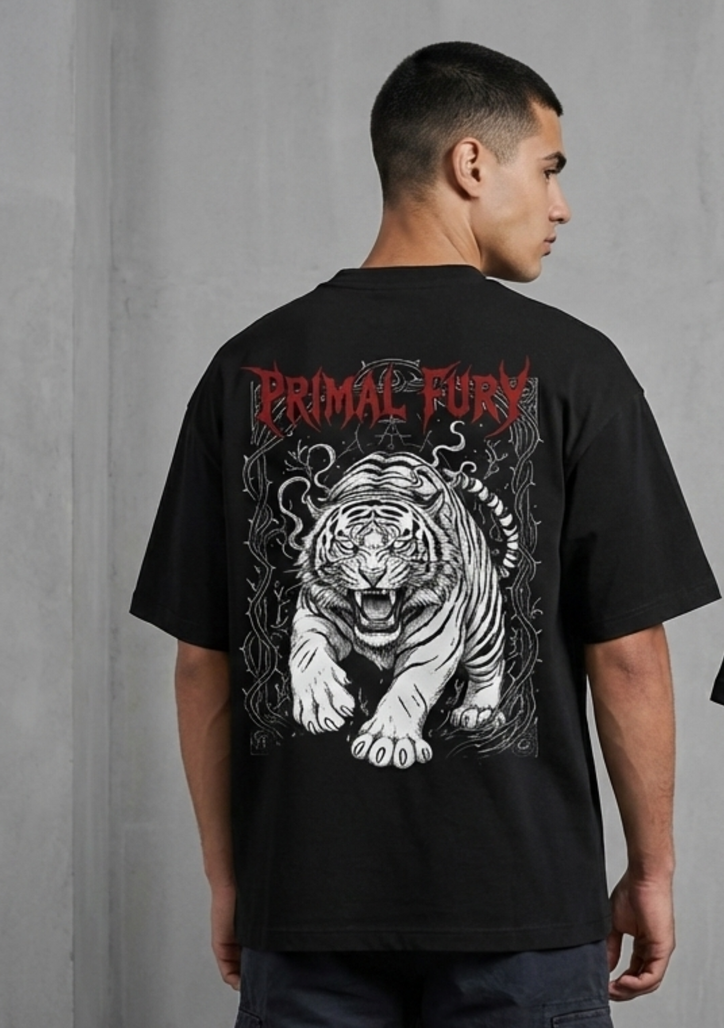 Primal Fury Unisex Oversized T-Shirt