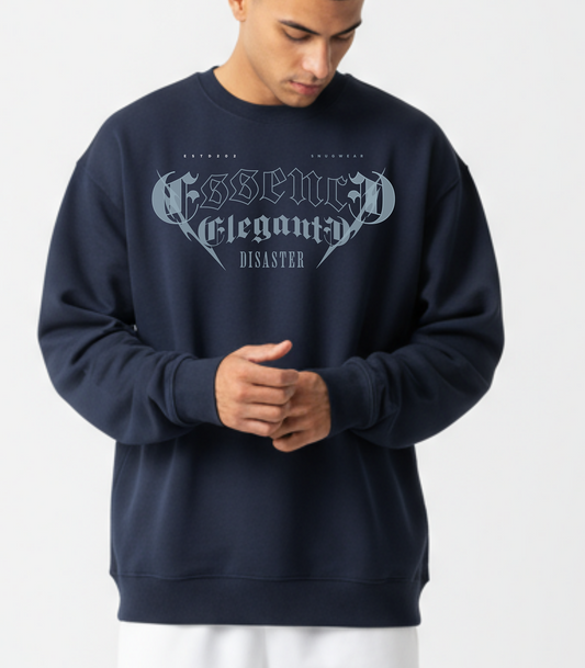 Elegant Disaster Oversized Sweatshirt
