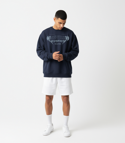Elegant Disaster Oversized Sweatshirt