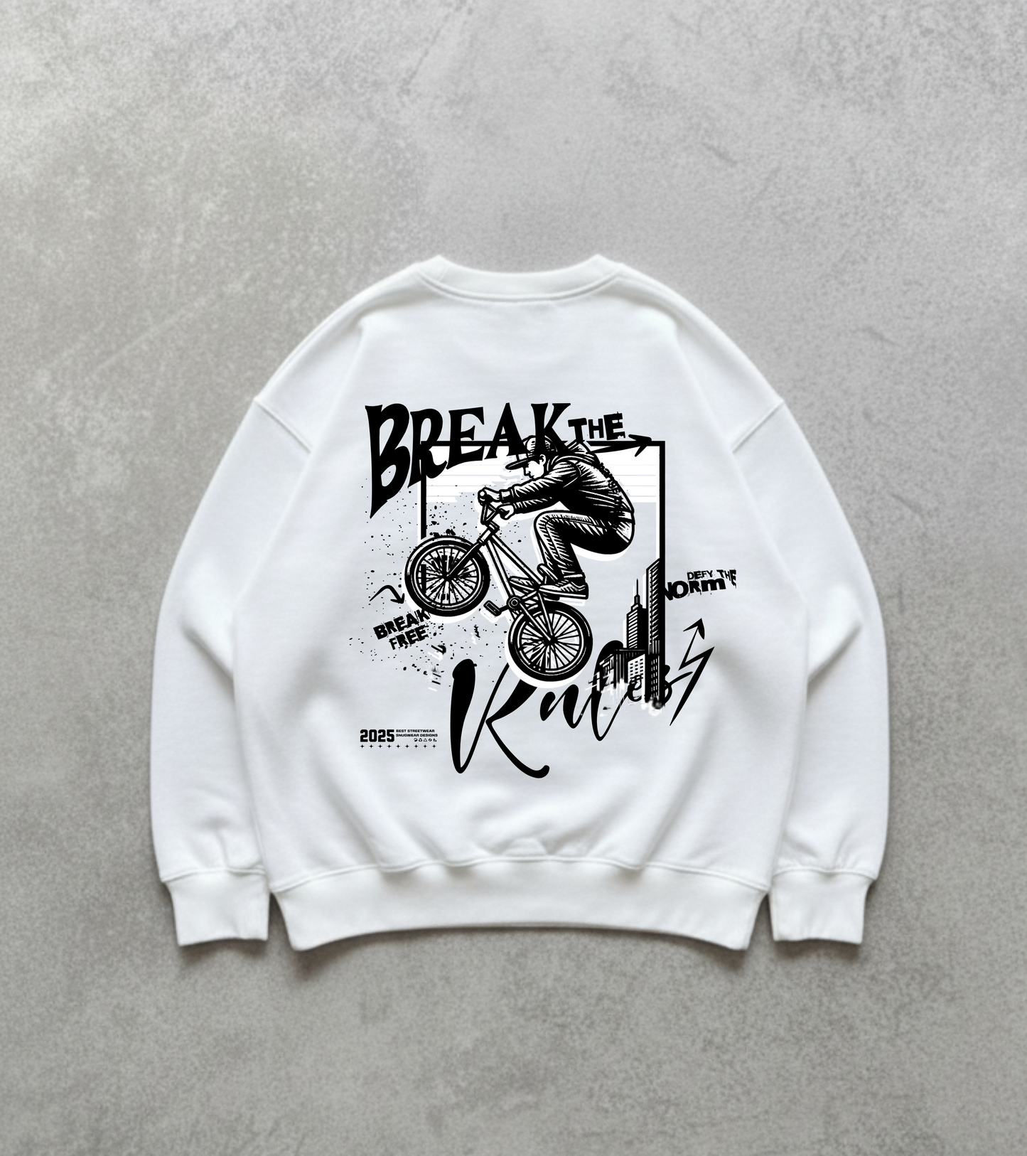 Break The Rules Unisex Oversized Sweatshirt