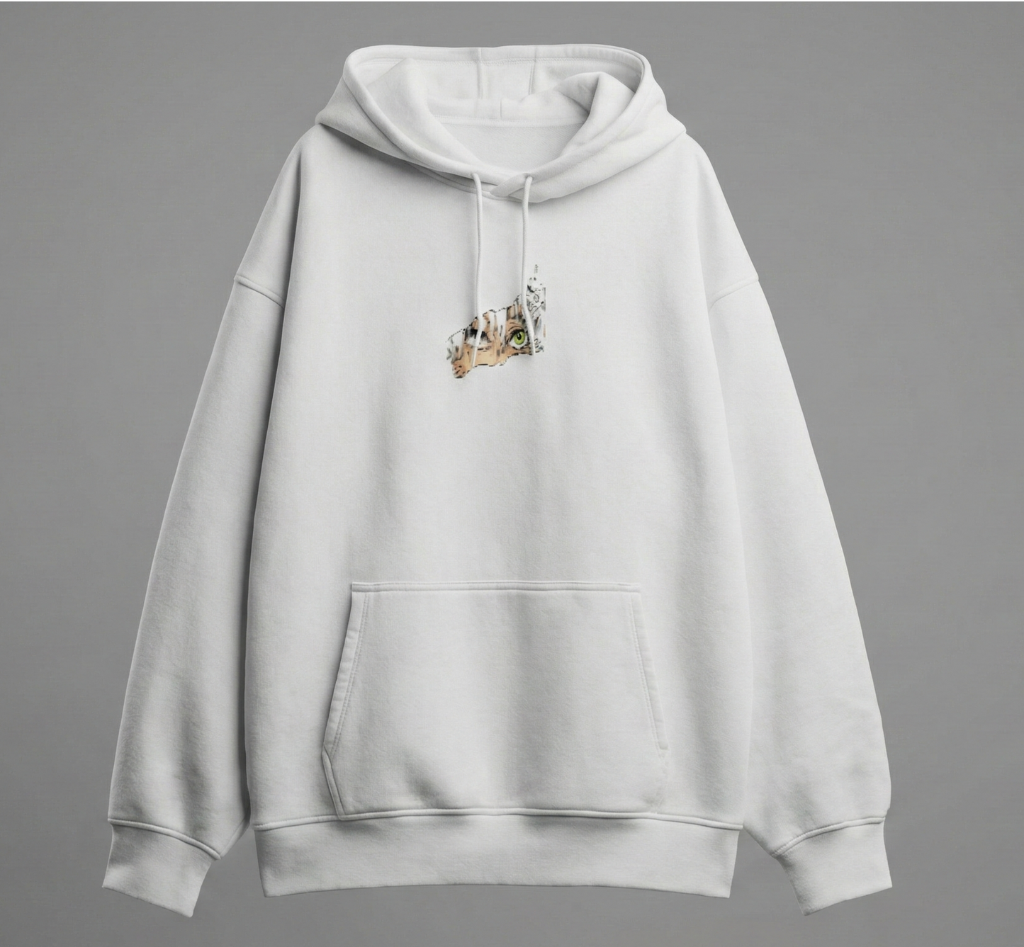 Minimal Sketch Oversized Hoodie