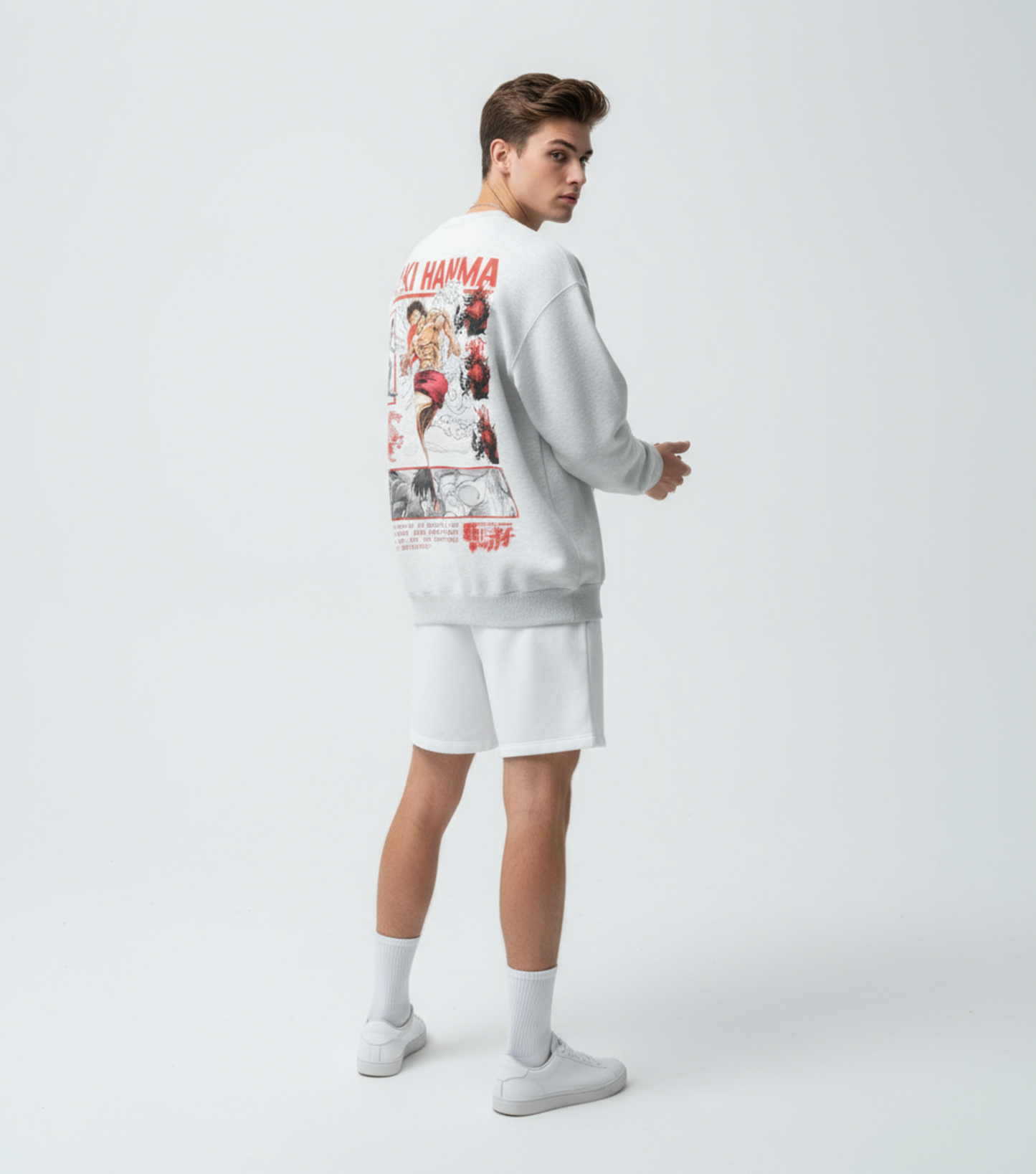 Baki Hanma Unisex Oversized Sweatshirt