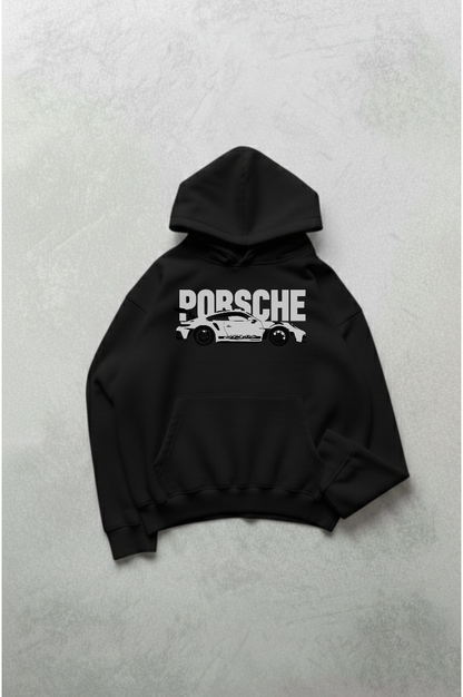 Porsche Blueprint Oversized Hoodie